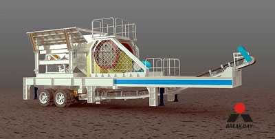 mobile crushing machine